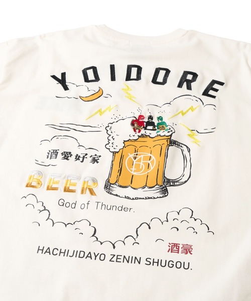 ADPOSION(アドポーション)の「【YOIDORE】KAMINARISAMA クルーネックロングスリーブTシャツ(Tシャツ/カットソー・メンズ・ブラック/ホワイト/ライトグリーン・MEDIUM/LARGE/X-LARGE)」の10枚目の写真