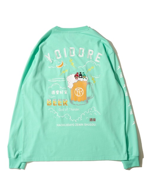 ADPOSION(アドポーション)の「【YOIDORE】KAMINARISAMA クルーネックロングスリーブTシャツ(Tシャツ/カットソー・メンズ・ブラック/ホワイト/ライトグリーン・MEDIUM/LARGE/X-LARGE)」の14枚目の写真