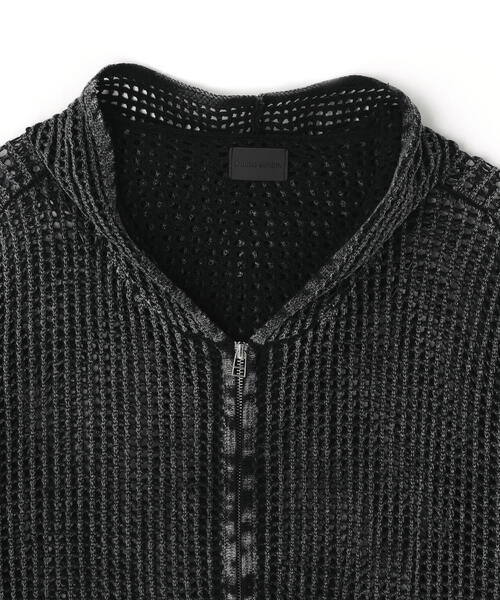 DANKE SCHON(ダンケシェーン)の「DankeSchon/ダンケシェーン/ACID WASH MESH HOODIE(パーカー・メンズ・ベージュ/ブラック・L/M)」の19枚目の写真