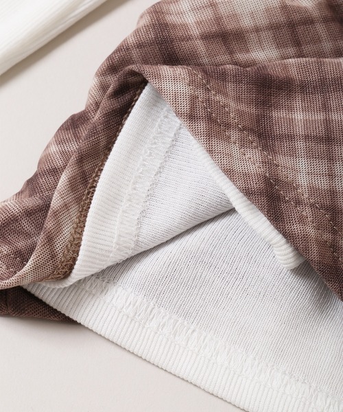 PHILLY（フィリー）の「《2点セット》チェックキャミセットカーディガン（カーディガン/ボレロ・レディース・グレー/ブラウン・FREE）」の18枚目の写真