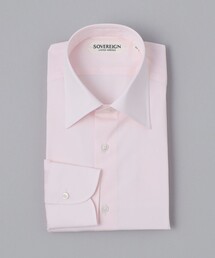 SOVEREIGN | ＜SOVEREIGN＞ CANCLINI/シャンブレー ピンク セミワイドカラーシャツ(シャツ/ブラウス)
