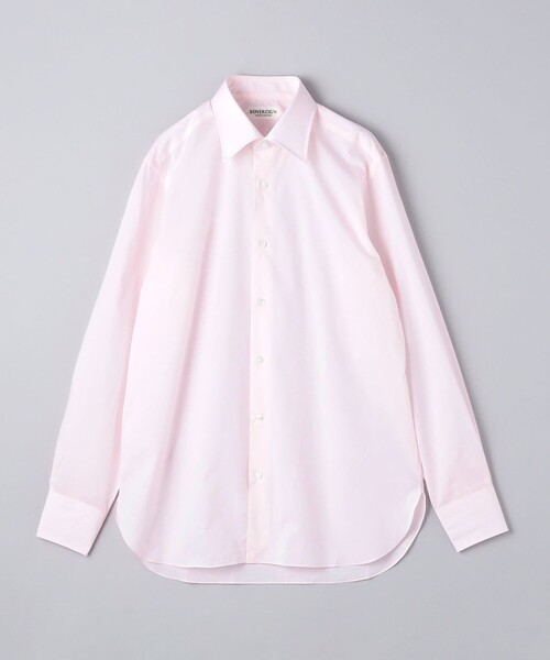 SOVEREIGN（ソブリン）の「＜SOVEREIGN＞ CANCLINI/シャンブレー ピンク セミワイドカラーシャツ（シャツ/ブラウス・メンズ・ライトピンク・42cm/43cm）」の2枚目の写真
