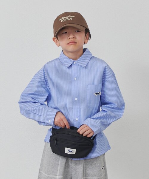 PENNEYS（ぺニーズ）の「≪26SS展示会アイテム≫【KIDS】【FOX×TYPY】新色追加ストライプチェック柄シャツ（シャツ/ブラウス・キッズ・サックスブルー/イエロー/ホワイト・150/130/110）」の11枚目の写真