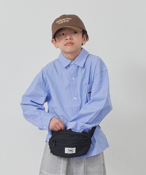 PENNEYS（ぺニーズ）の「≪26SS展示会アイテム≫【KIDS】【FOX×TYPY】新色追加ストライプチェック柄シャツ（シャツ/ブラウス・キッズ・サックスブルー/イエロー/ホワイト・150/130/110）」の21枚目の写真