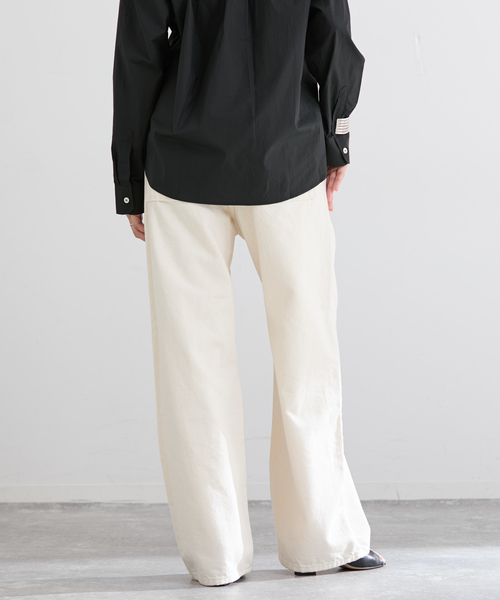 IENA（イエナ）の「デニムベイカーパンツ（デニムパンツ・レディース・ブルー/アイボリー・36/38）」の6枚目の写真