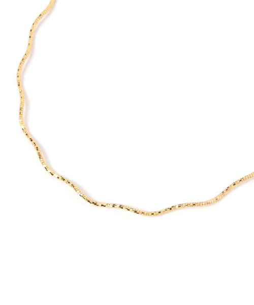 Heather（ヘザー）の「ウネウネネックレス（ネックレス・レディース・ゴールド/シルバー・ONE SIZE）」の2枚目の写真