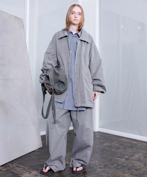 VOAAOV（ヴォアーブ）の「【VOAAOV】 XXXXL SHIRT Short Sleeve（シャツ/ブラウス・メンズ・ストライプ/チェック/サックスブルー/チャコールグレー・FREE）」の8枚目の写真