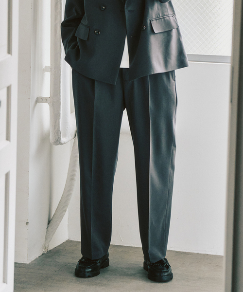 417 EDIFICE（フォーワンセブンエディフィス）の「TRダブルワイドセットアップ ”ジャケット1点+パンツ1点” の2点セット（セットアップ・メンズ・チャコールグレー/カーキ/ベージュ・LARGE/MEDIUM/SMALL）」の15枚目の写真