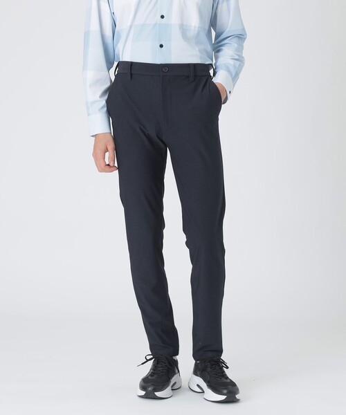 BLACK LABEL CRESTBRIDGE（ブラックレーベル・クレストブリッジ）の「【BLACK lab.】ブロックメッシュスキニートラウザーズ（その他パンツ・メンズ・ブラック/ネイビー/ホワイト系その他・S/XL/L/M）」の3枚目の写真