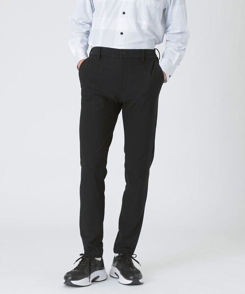 BLACK LABEL CRESTBRIDGE（ブラックレーベル・クレストブリッジ）の「【BLACK lab.】ブロックメッシュスキニートラウザーズ（その他パンツ・メンズ・ブラック/ネイビー/ホワイト系その他・S/XL/L/M）」の2枚目の写真