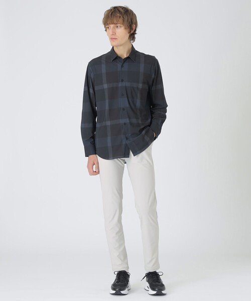 BLACK LABEL CRESTBRIDGE（ブラックレーベル・クレストブリッジ）の「【BLACK lab.】ブロックメッシュスキニートラウザーズ（その他パンツ・メンズ・ブラック/ネイビー/ホワイト系その他・S/XL/L/M）」の13枚目の写真