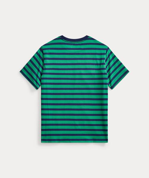 POLO RALPH LAUREN CHILDRENSWEAR（ポロ ラルフ ローレン チルドレンズウェア）の「ストライプド コットン ジャージー Tシャツ（Tシャツ/カットソー・キッズ・グリーン・L/M/S）」の4枚目の写真