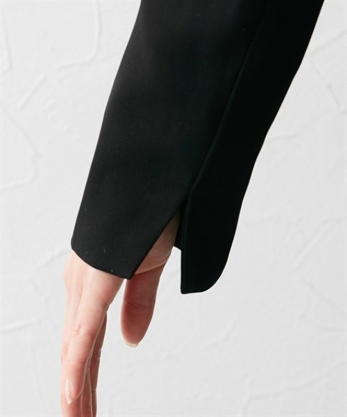 slattgir(スラットジール)の「高身長 【喪服・礼服】 洗えるノーカラージャケットアンサンブル(ジャケット+七分袖ロングワンピース)(防しわ) (トールサイズ)(スーツセット・レディース・ブラック・T5L/T3L/TLL/TL/TM)」の21枚目の写真