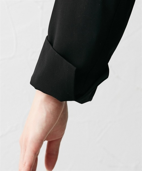 slattgir(スラットジール)の「高身長 【喪服・礼服】 洗えるノーカラージャケットアンサンブル(ジャケット+七分袖ロングワンピース)(防しわ) (トールサイズ)(スーツセット・レディース・ブラック・T5L/T3L/TLL/TL/TM)」の22枚目の写真