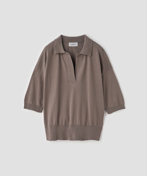 マサ John Smedley スキッパー ポロシャツ L コットン コットンスキッパートップス（ポロシャツ）｜JOHN SMEDLEY（ジョン