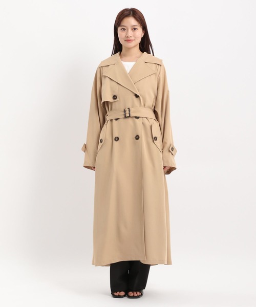 Andemiu(アンデミュウ)の「ドレストレンチコート325533(トレンチコート・レディース・ブルー・FREE)」の7枚目の写真