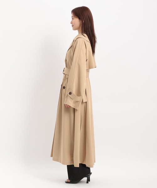 Andemiu(アンデミュウ)の「ドレストレンチコート325533(トレンチコート・レディース・ブルー・FREE)」の8枚目の写真