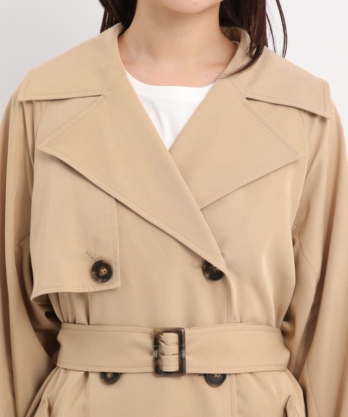 Andemiu(アンデミュウ)の「ドレストレンチコート325533(トレンチコート・レディース・ブルー・FREE)」の12枚目の写真