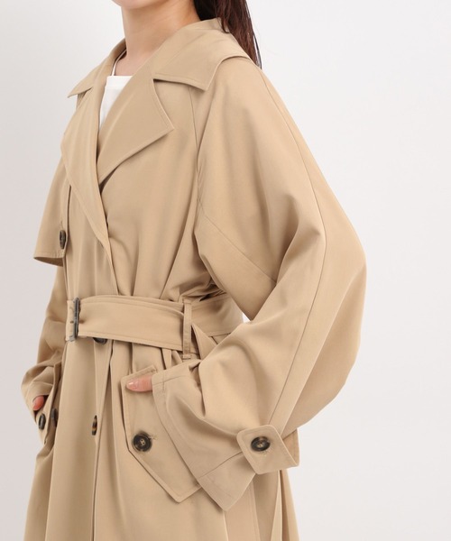 Andemiu(アンデミュウ)の「ドレストレンチコート325533(トレンチコート・レディース・ブルー・FREE)」の13枚目の写真