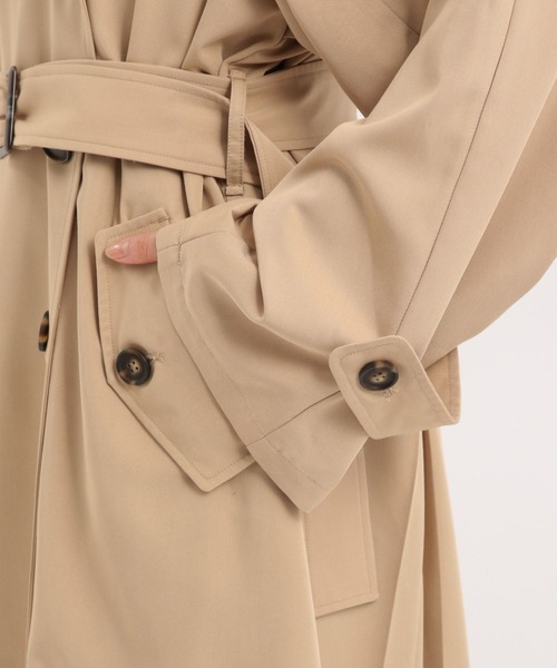 Andemiu(アンデミュウ)の「ドレストレンチコート325533(トレンチコート・レディース・ブルー・FREE)」の14枚目の写真