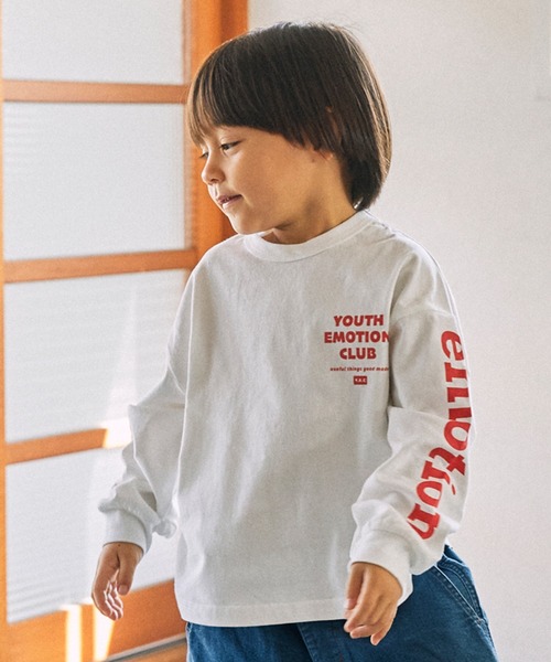 GENERATOR(ジェネレーター)の「GENERATOR/ジェネレーター emotion L/S Tシャツ(Tシャツ/カットソー・キッズ・サックスブルー/ブラック/ホワイト・M/L/XL)」の1枚目の写真