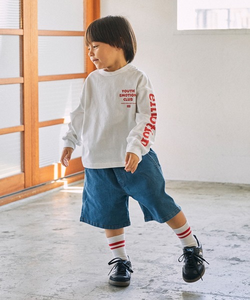 GENERATOR(ジェネレーター)の「GENERATOR/ジェネレーター emotion L/S Tシャツ(Tシャツ/カットソー・キッズ・サックスブルー/ブラック/ホワイト・M/L/XL)」の4枚目の写真