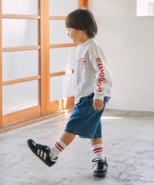 GENERATOR(ジェネレーター)の「GENERATOR/ジェネレーター emotion L/S Tシャツ(Tシャツ/カットソー・キッズ・サックスブルー/ブラック/ホワイト・M/L/XL)」の5枚目の写真