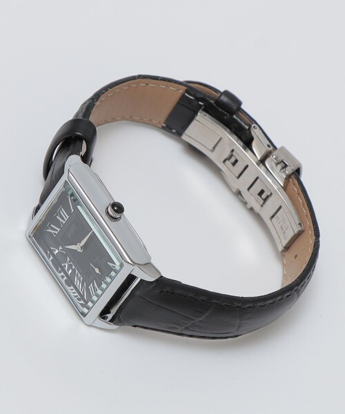 SHIPS（シップス）の「【WEB限定】SHIPS: スクエア Dバックル ウォッチ（アナログ腕時計・メンズ・シルバー/ブラック/ゴールド/ブラウン・ONE SIZE）」の6枚目の写真