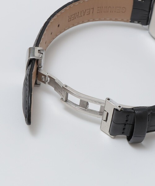 SHIPS（シップス）の「【WEB限定】SHIPS: スクエア Dバックル ウォッチ（アナログ腕時計・メンズ・シルバー/ブラック/ゴールド/ブラウン・ONE SIZE）」の8枚目の写真