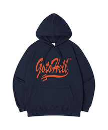 TOPBOY（トップボーイ）の「ゴートゥーヘル オーバーサイズ プリンティング フードスウェットシャツ（パーカー）」