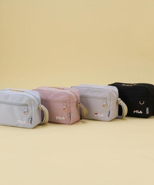 FILA（フィラ）の「【FILA別注】撥水ショルダー（ショルダーバッグ・レディース・グレー/ピンク/サックスブルー/ブラック・00）」の5枚目の写真