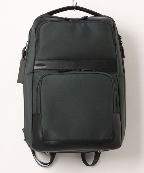 ZERO HALLIBURTON(ゼロハリバートン)の「ビジネスリュック ZEST3 17/21L B4サイズ 15.6インチPC 2気室 81731(ビジネスバッグ・メンズ・ブルーグレー/ブラック・FREE)」の2枚目の写真