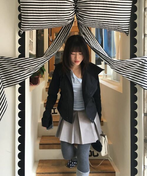 Miseki SEOUL(ミセキソウル)の「Slash ribbed jacket BLACK(その他アウター・レディース・その他・2/1)」の5枚目の写真