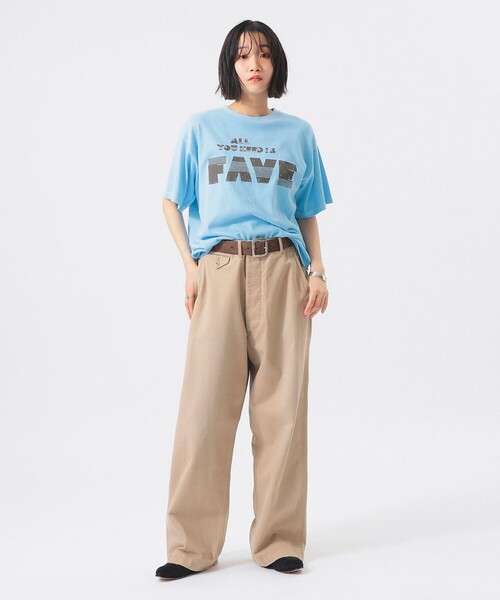 SCREEN STARS（スクリーンスターズ）の「【別注】SCREEN STARS / ロゴ プリント ショートスリーブ（Tシャツ/カットソー・レディース・サックスブルー/ブラック・ONE SIZE）」の3枚目の写真