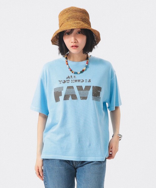 SCREEN STARS（スクリーンスターズ）の「【別注】SCREEN STARS / ロゴ プリント ショートスリーブ（Tシャツ/カットソー・レディース・サックスブルー/ブラック・ONE SIZE）」の10枚目の写真