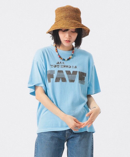 SCREEN STARS（スクリーンスターズ）の「【別注】SCREEN STARS / ロゴ プリント ショートスリーブ（Tシャツ/カットソー・レディース・サックスブルー/ブラック・ONE SIZE）」の11枚目の写真