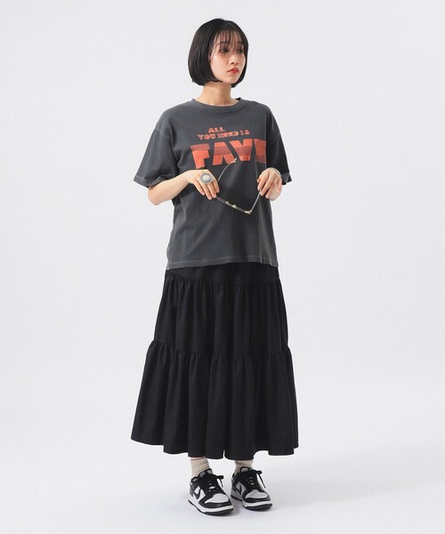 SCREEN STARS（スクリーンスターズ）の「【別注】SCREEN STARS / ロゴ プリント ショートスリーブ（Tシャツ/カットソー・レディース・サックスブルー/ブラック・ONE SIZE）」の12枚目の写真