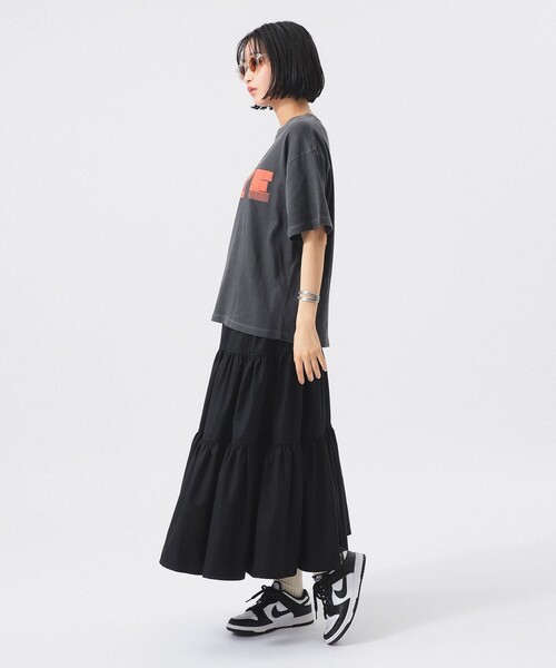SCREEN STARS（スクリーンスターズ）の「【別注】SCREEN STARS / ロゴ プリント ショートスリーブ（Tシャツ/カットソー・レディース・サックスブルー/ブラック・ONE SIZE）」の13枚目の写真