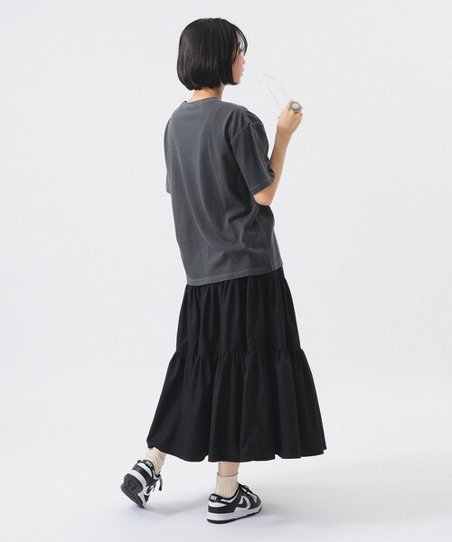 SCREEN STARS（スクリーンスターズ）の「【別注】SCREEN STARS / ロゴ プリント ショートスリーブ（Tシャツ/カットソー・レディース・サックスブルー/ブラック・ONE SIZE）」の14枚目の写真