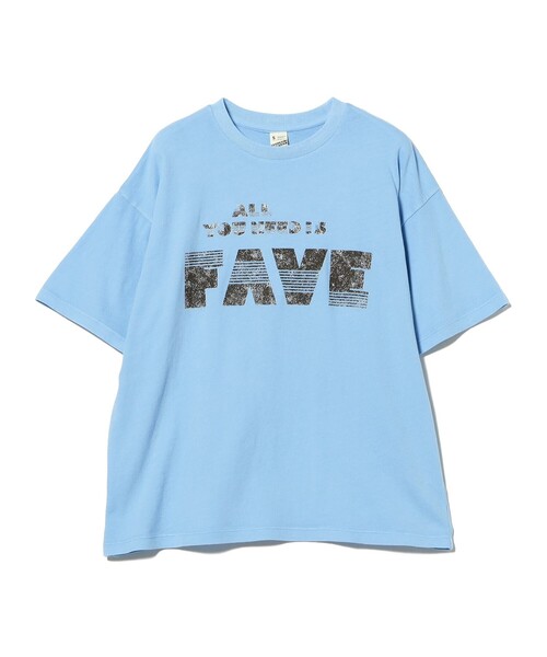 SCREEN STARS（スクリーンスターズ）の「【別注】SCREEN STARS / ロゴ プリント ショートスリーブ（Tシャツ/カットソー・レディース・サックスブルー/ブラック・ONE SIZE）」の5枚目の写真