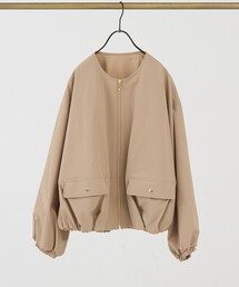 collex | 2WAYボリュームスリーブジップアップブルゾン(ブルゾン)