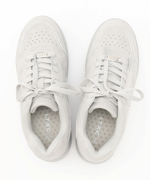 LOVETOXIC（ラブトキシック）の「【LTXC】軽量厚底コートスニーカー（スニーカー・キッズ・ブラック/オフホワイト/グレー・23-23.5cm/22-22.5/24-24.5cm）」の12枚目の写真