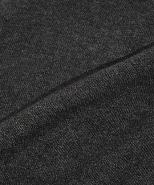 flower（フラワー）の「ダウニーウォームジャケット（ノーカラージャケット・レディース・ダークグレー/アイボリー・FREE）」の15枚目の写真