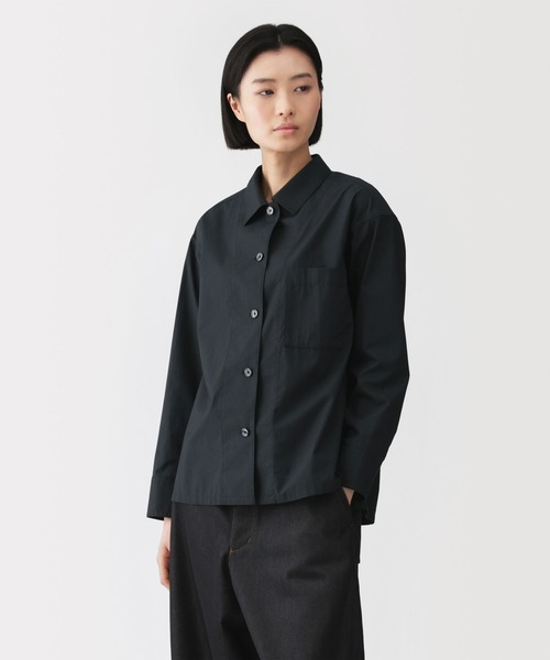 無印良品｜ムジルシリョウヒンのシャツ/ブラウス（ブラック/黒色系