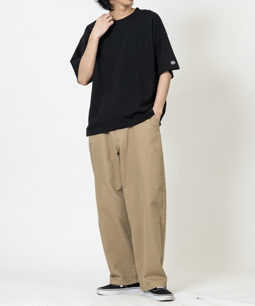 DISCUS(ディスカス)の「【15】〔DISCUS/ディスカス〕COOLMAX ポケット付 半袖無地Tシャツ 接触冷感/速乾(Tシャツ/カットソー・メンズ・ダークグリーン/ホワイト/グレイッシュベージュ/ブラック/スミクロ・X-LARGE/LARGE/MEDIUM)」の15枚目の写真