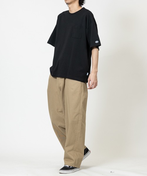 DISCUS(ディスカス)の「【15】〔DISCUS/ディスカス〕COOLMAX ポケット付 半袖無地Tシャツ 接触冷感/速乾(Tシャツ/カットソー・メンズ・ダークグリーン/ホワイト/グレイッシュベージュ/ブラック/スミクロ・X-LARGE/LARGE/MEDIUM)」の16枚目の写真