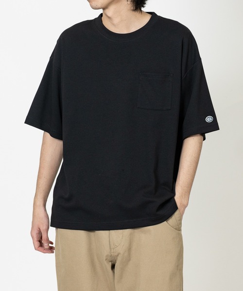 DISCUS(ディスカス)の「【15】〔DISCUS/ディスカス〕COOLMAX ポケット付 半袖無地Tシャツ 接触冷感/速乾(Tシャツ/カットソー・メンズ・ダークグリーン/ホワイト/グレイッシュベージュ/ブラック/スミクロ・X-LARGE/LARGE/MEDIUM)」の12枚目の写真