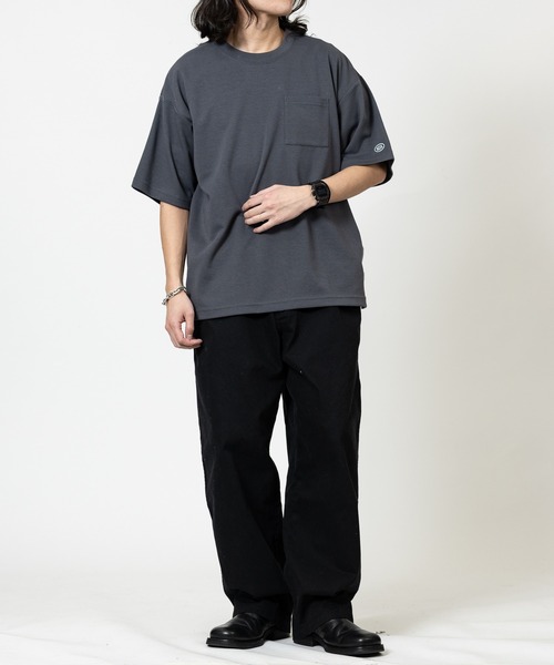 DISCUS(ディスカス)の「【15】〔DISCUS/ディスカス〕COOLMAX ポケット付 半袖無地Tシャツ 接触冷感/速乾(Tシャツ/カットソー・メンズ・ダークグリーン/ホワイト/グレイッシュベージュ/ブラック/スミクロ・X-LARGE/LARGE/MEDIUM)」の21枚目の写真