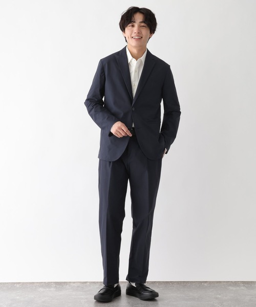 GLOBAL WORK（グローバルワーク）の「スマらくジャケット/メッシュ/ 636477（テーラードジャケット・メンズ・チャコールグレー/ネイビー・SMALL/MEDIUM/LARGE/X-LARGE）」の6枚目の写真