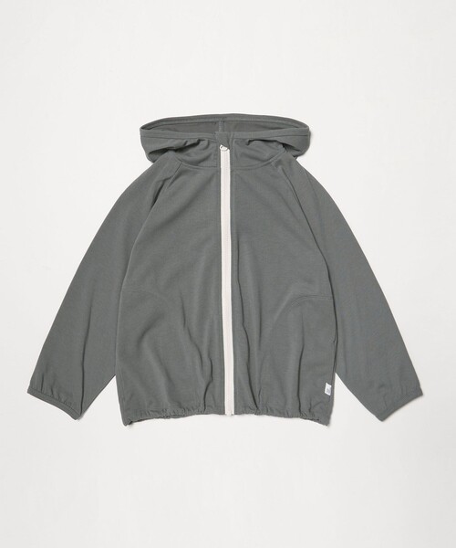 green label relaxing（グリーンレーベルリラクシング）の「UVパーカー/ キッズ 100cm-130cm（パーカー・キッズ・ライトグレー/ケリーグリーン/ダークグレー・130cm/120cm/110cm/100cm）」の9枚目の写真